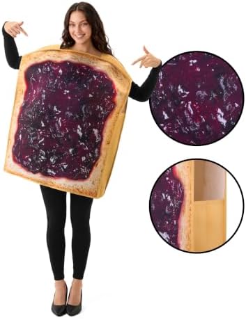Spooktacular Creations Peanut Butter and Jelly Costume, Halloween Adult Couple Costume for Halloween