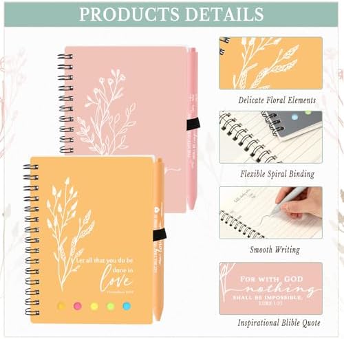 Resurhang Christian Gift Bulk for Women with Notes, Morandi Color, 40 Pcs