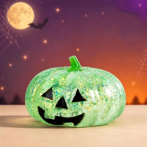 Halloween Decor Squeeze Fidget Toys Ghost Pumpkin Stress Halloween Squishy Toys Pumpkin Skeleton Shape Stress Relief(6pack)