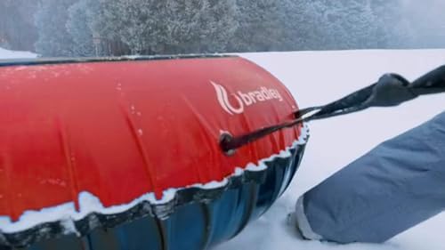 Bradley Snow Tubes with 50" Heavy Duty Cover | 2 Pack Inflatable Sledding Tubes
