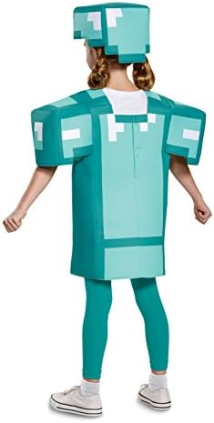 Disguise Armor Classic Minecraft Costume, Blue, Large (10-12)