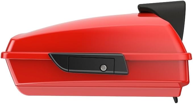 Advanblack Road Glide Tour Trunk Pack Performance Orange Razor Tour Trunk Pack Backrest Pad for '97-'25 Harley Touring Road King Street Glide Electra Glide CVO models