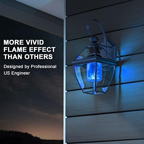Hompavo 【Upgraded Flame Light Bulbs for Home Decor with Upside Down Effect