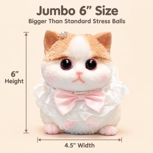 Big Taba Squishy Cat - Jumbo Kawaii Stress Relief Toy( Caramel Ragdoll )