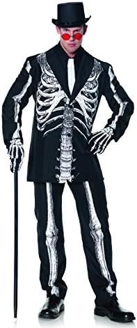 Underwraps Mens Bone Daddy,Black,Adult 2X Large