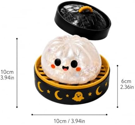 Halloween Dumpling Squishy Stress Relief Fidget Toys，#06-2pcs-3.35in