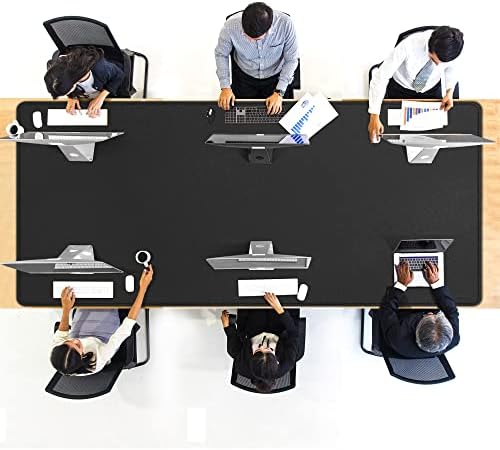 CENNBIE 78.7" x 39.4" Leather Desk Mat, Extra Large Desk Pad for Full Desk