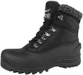 riemot Women's Men's Winter Ankle Boots Waterproof Outdoor Snow Boot Warm Fur Lined Comfortable Non-slip Lace-up Booties for Walking Hiking Trekking Camping Skiing US5-14