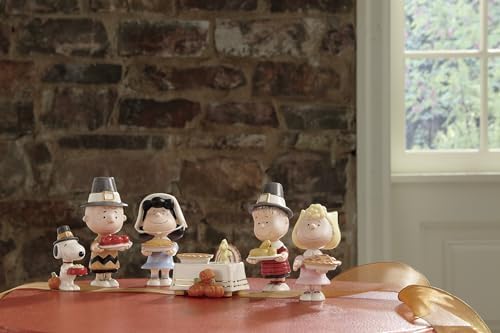Lenox 841131 Peanuts 6-Piece Thanksgiving Figurine Set By Lenox