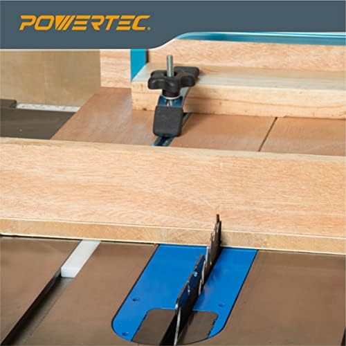 POWERTEC 8PK Crosscut Sled Miter Bar for Table Saw Sled, 3/4" x 3/8" x 17" with Predrilled Holes & Screws for Router Table, Bandsaw, Taper Jig, Table Saw Accessories for Woodworking (71793-P2)