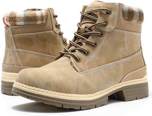 COTTIMO Women's Waterproof Hiking Snow Winter Boots