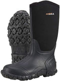 HISEA Men's Rain Boots Neoprene Rubber Boots Waterproof Insulated Mud Boots