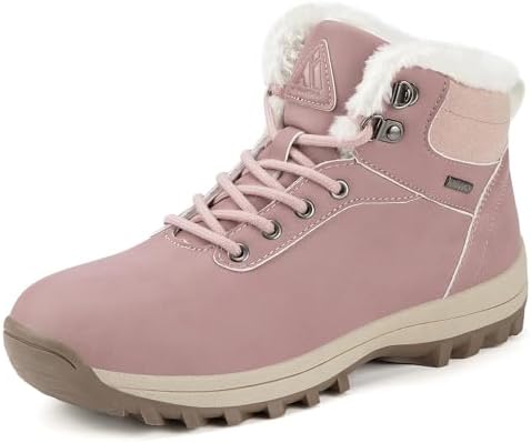 Mishansha Snow Boots for Women Warm Winter Hiking Boots Size 5.5-10.5