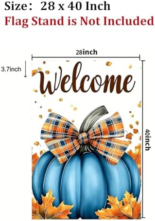 Large Fall House Flags 28 x 40 Double Sided thanksgiving Outdoor Flags