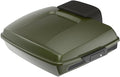 Advanblack Road Glide Olive Steel Metallic/Vivid Black Razor Tour Trunk Pack Backrest Pad for '97-'26 Harley Touring Road King Street Glide Electra Glide CVO models