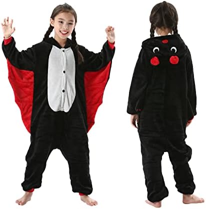 SimZoo Kids Animal Onesie Pajamas Halloween Costumes Cosplay 4-13Y