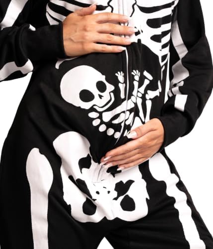 Tipsy Elves Skeleton Halloween Jumpsuit Costume for Women