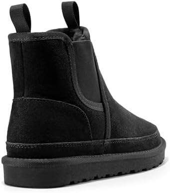 Bruno Marc Men's FuzzyGo Winter Chelsea Boots