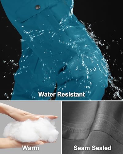 33,000ft Women's Insulated Snow Pants Waterproof Ski with Boot Gaiters
