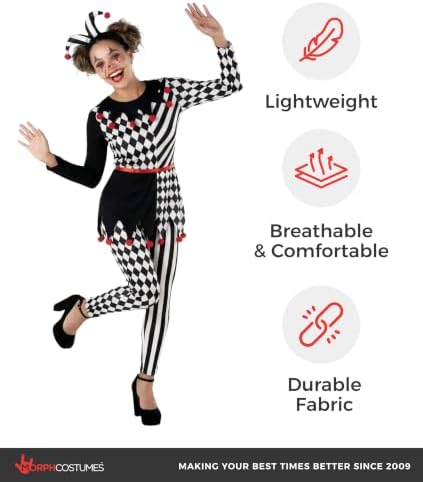 Morph, Jester Costume Women, Halloween Costumes for Women