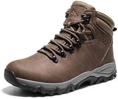 NORTIV 8 Men's Hiking Winter Insulated Snow Boots