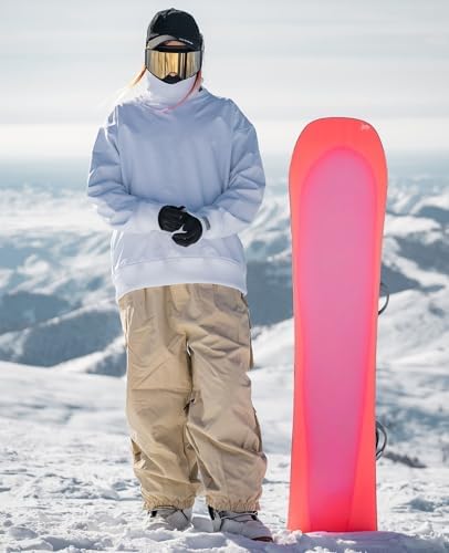 Mens Baggy Cargo Ski Pants Super Baggy Snowboard Snow Pant Women Insulated Loose Pant Sports Waterproof