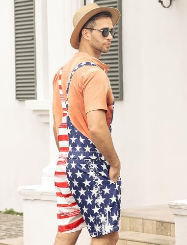 RAISEVERN Mens Romper Male Zipper Shorts Sleeve One Piece Bro Outfits