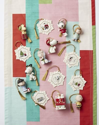Lenox Peanuts Advent Calendar, 25-Piece Christmas Ornament Set