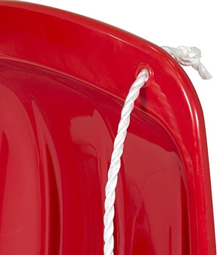 Best Choice Products 48in Kids Plastic Toboggan Snow Sled w/Pull Rope