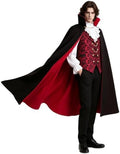 Adult Vampire Costume for Men Halloween Costumes Accessories Set