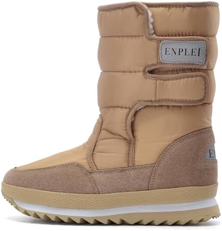 DADAWEN Women's Waterproof Frosty Snow Boot