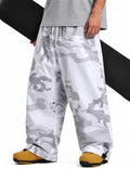 GSOU SNOW Mens Womens Snow Pants Baggy Snowboard Ski Pants 15K Waterproof