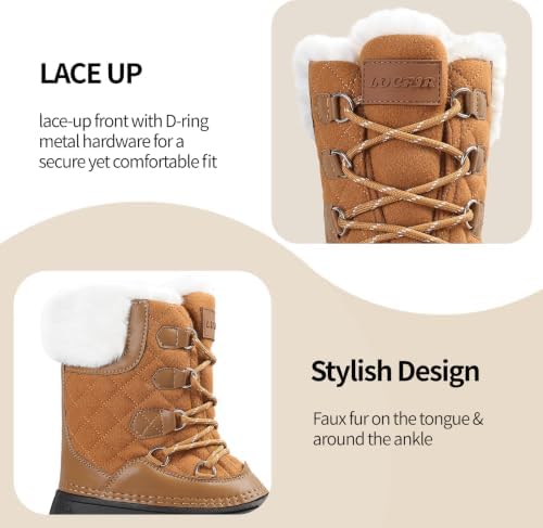 Women Winter Snow Boots | Waterproof Shell | Warm Duck Boots