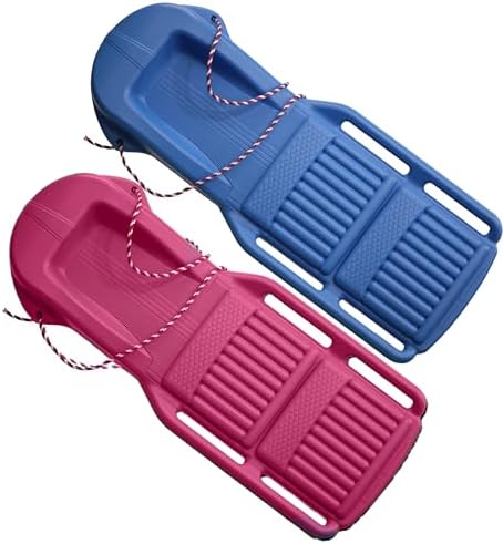 The Original Retro Racer Snow Sled by Confer Plastics, Durable Design for All Ages, Made in USA. Available in Single or 2 Pack