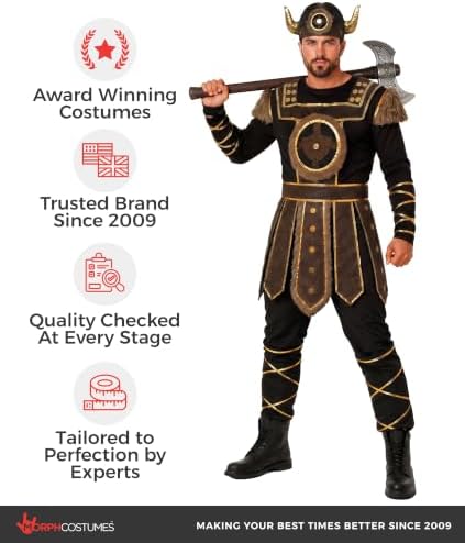 Morph Viking Costume Men, Halloween Costumes for Men