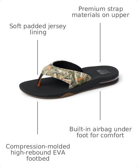 REEF Men's Fanning Bottle Opener Flip Flops