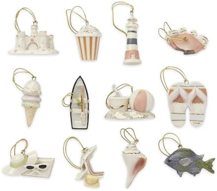Lenox Summer 12-Piece Mini Hanging Ornament Set