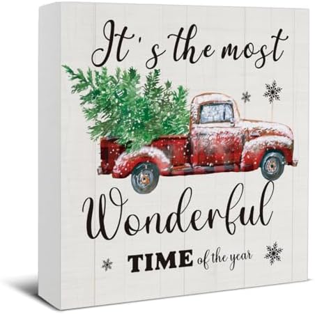 Christmas Decorations - It's the Most Wonderful Time of the Year Decor
