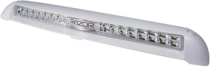 Lumitec 101586, Razor LED Light Bar – Flood Beam – Flush Mount – 10,000+ Lumens – Marine-Grade, Low-Profile Design