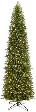 Puleo International 9ft Pre-Lit Fraser Fir Pencil Christmas Tree