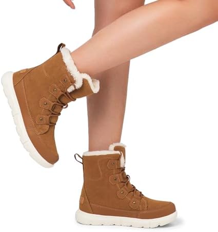 DREAM PAIRS Women’s Lace Up Ankle Snow Boots