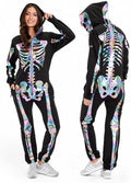 Tipsy Elves Skeleton Halloween Jumpsuit Costume for Women