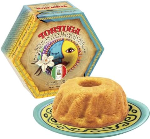 TORTUGA Mexican Vanilla Rum Cake - 16 oz - The Premium Treat for Gift Baskets, Parties and Birthdays - Great Cakes for Delivery