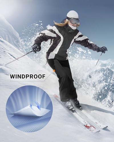 Outdoor Ventures Fleece Lined Waterproof Pants Women Ski Snow Hiking Warm