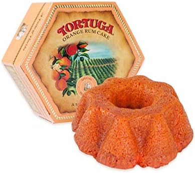 TORTUGA Caribbean Taste of Florida Orange Rum Cake - 16 oz Rum Cake - The Perfect Premium Gourmet Gift for Gift Baskets, Parties, Holidays, and Birthdays