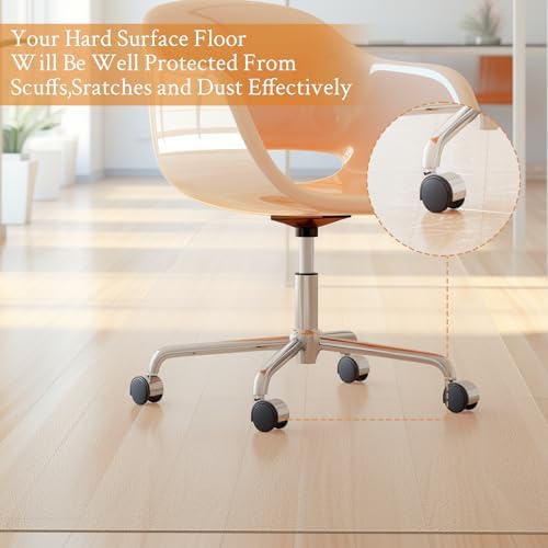 KMAT Office Chair Mat,Easy Glide Hard Wood Tile Floor Mats