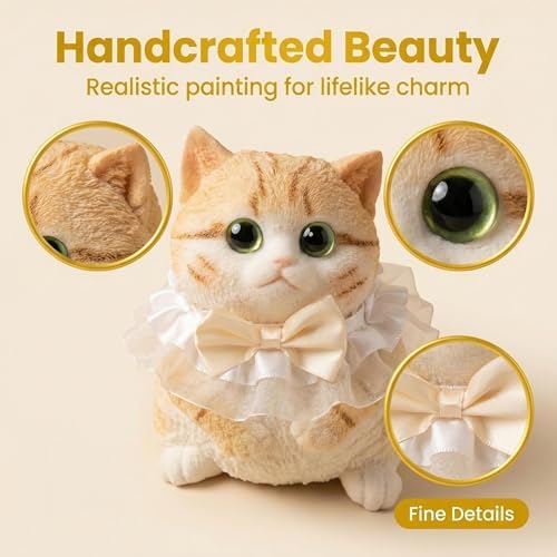 Big Taba Squishy Cat-Jumbo Kawaii Stress Relief Toy（Caramel Cream）