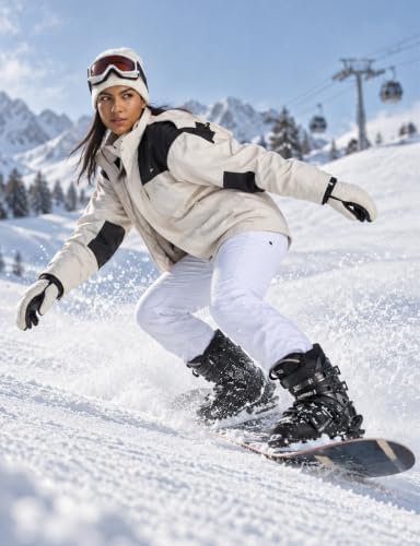 baleaf Women’s Winter Softshell Pants Fleece Lined Snow Pants