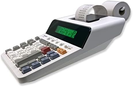 Sharp 12-Digit Printing Calculator with Extra Large 10-Digit Option, 8.0 LPS Thermal Printer, No Ink Required, Full-Sized Keyboard, Easy Paper Load (ELT3301)