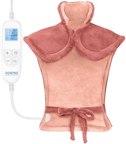 RENPHO Heating Pad for Neck Shoulders Back, Christmas Gift for Women & Mom